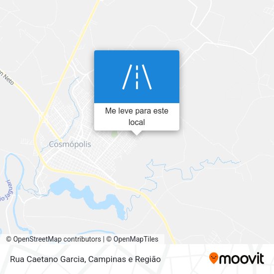 Rua Caetano Garcia mapa