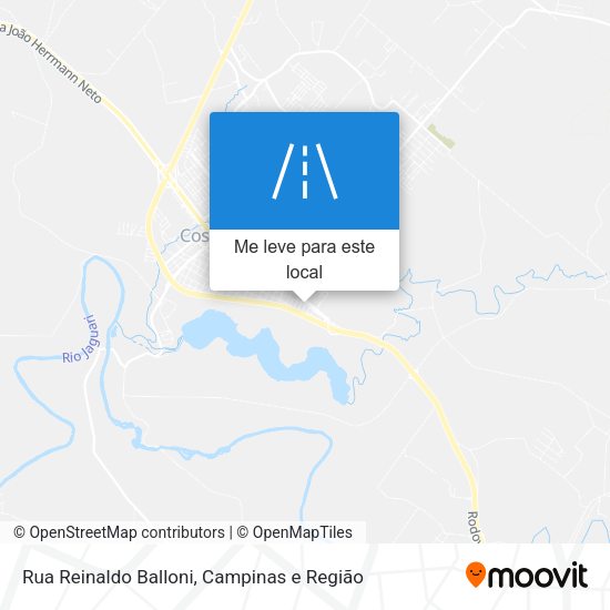 Rua Reinaldo Balloni mapa
