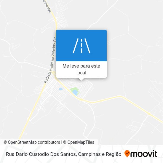 Rua Dario Custodio Dos Santos mapa