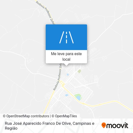 Rua José Aparecido Franco De Olive mapa