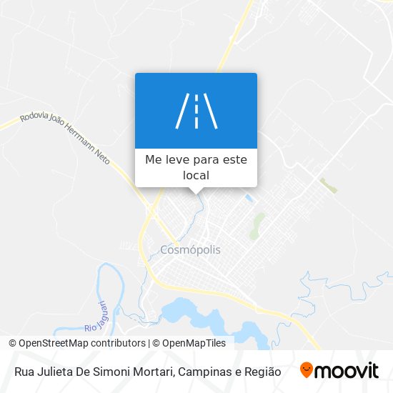 Rua Julieta De Simoni Mortari mapa