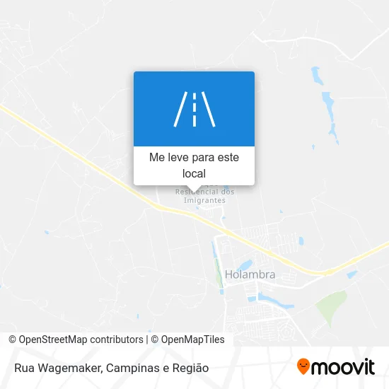 Rua Wagemaker mapa