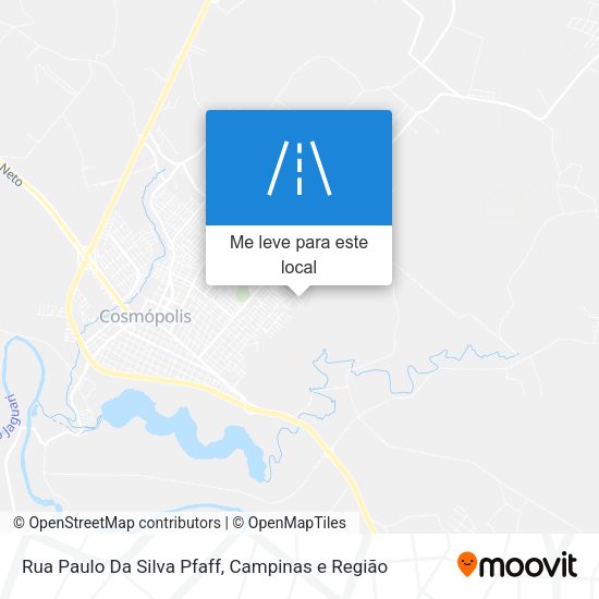 Rua Paulo Da Silva Pfaff mapa