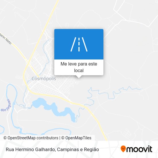 Rua Hermino Galhardo mapa