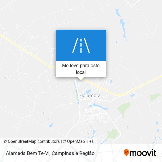 Alameda Bem Te-Vi mapa