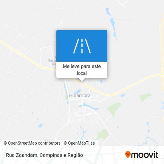 Rua Zaandam mapa