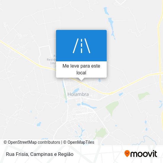 Rua Frisia mapa