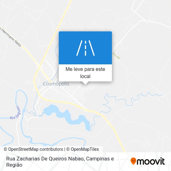 Rua Zacharias De Queiros Nabao mapa