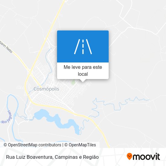 Rua Luiz Boaventura mapa