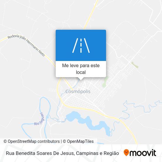 Rua Benedita Soares De Jesus mapa