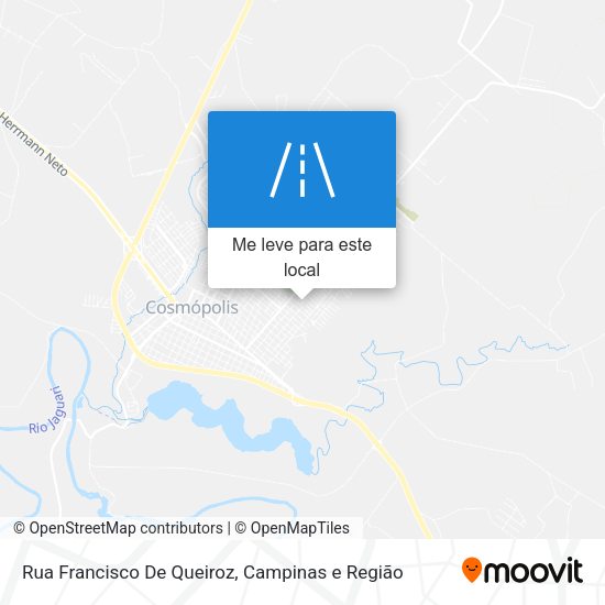 Rua Francisco De Queiroz mapa