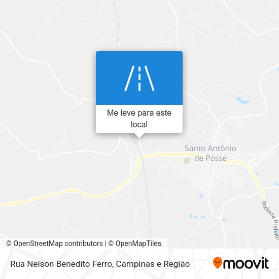 Rua Nelson Benedito Ferro mapa