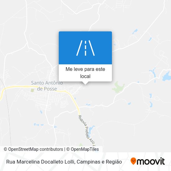 Rua Marcelina Docalleto Lolli mapa