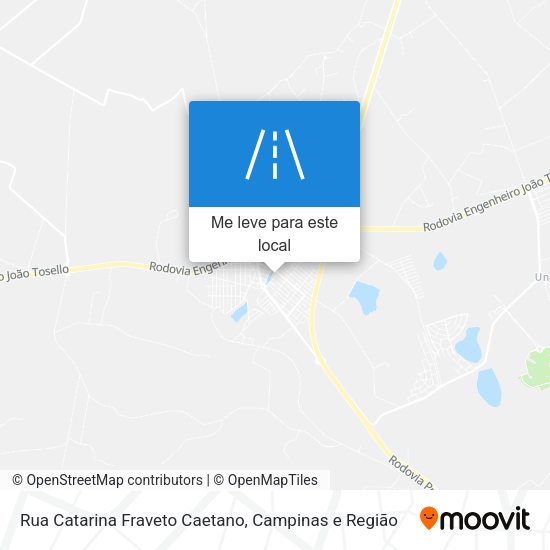 Rua Catarina Fraveto Caetano mapa