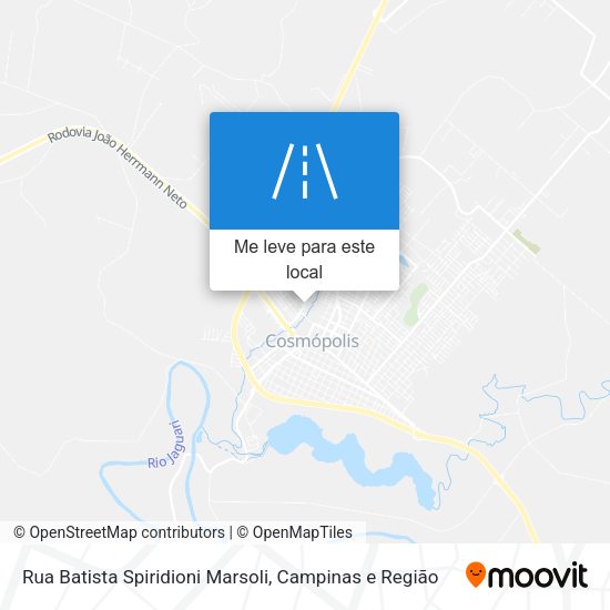 Rua Batista Spiridioni Marsoli mapa