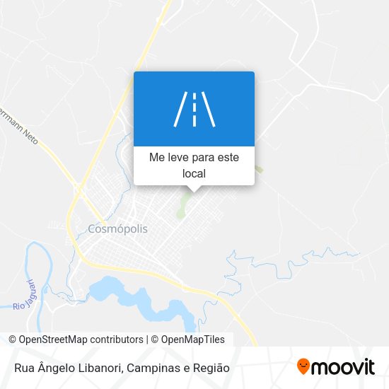 Rua Ângelo Libanori mapa