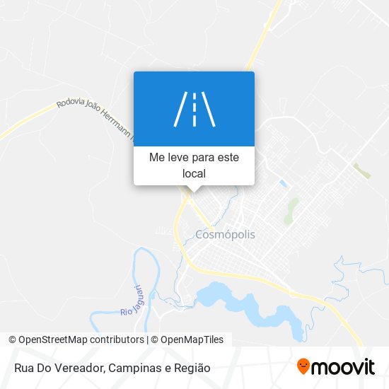Rua Do Vereador mapa