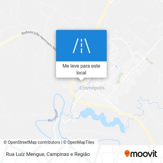 Rua Luiz Mengue mapa