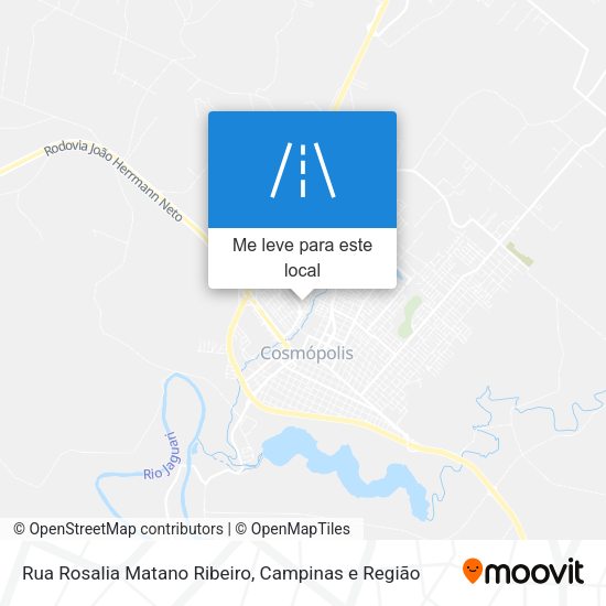 Rua Rosalia Matano Ribeiro mapa