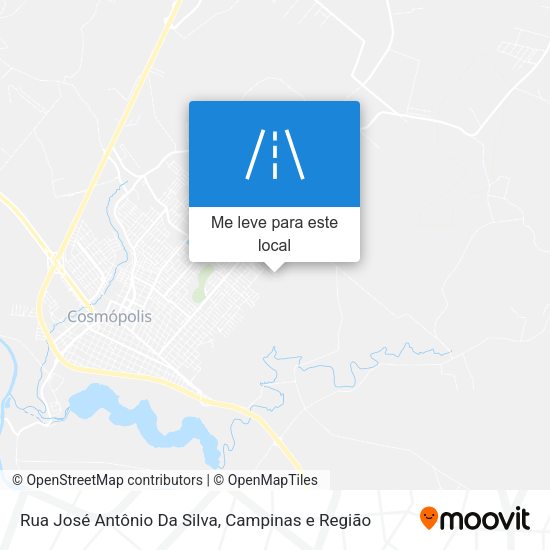 Rua José Antônio Da Silva mapa