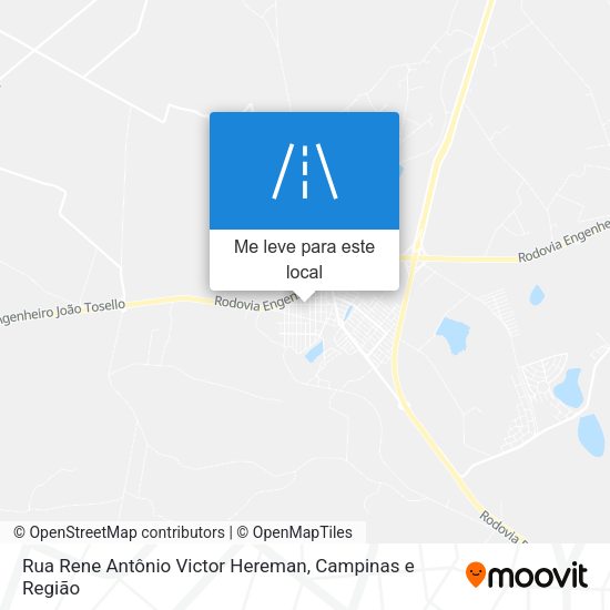 Rua Rene Antônio Victor Hereman mapa