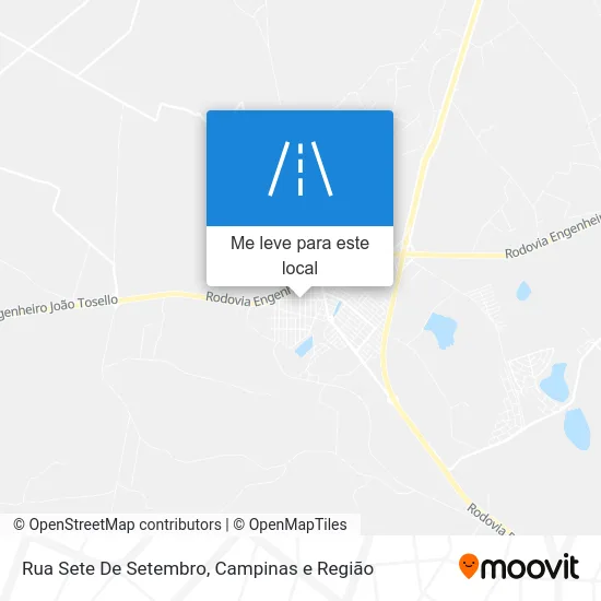 Rua Sete De Setembro mapa
