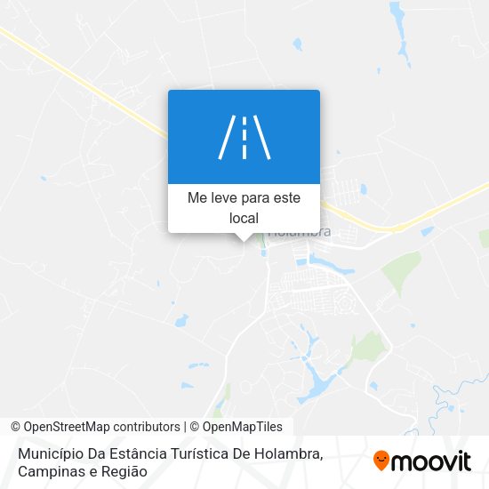 Município Da Estância Turística De Holambra mapa