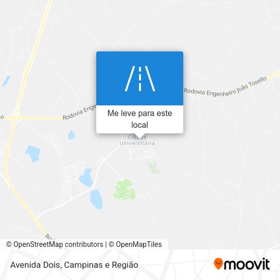 Avenida Dois mapa