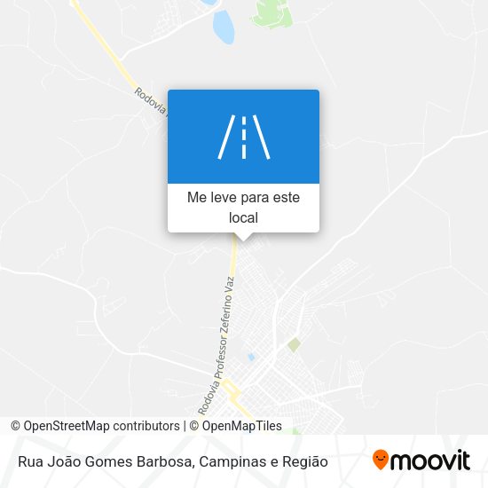 Rua João Gomes Barbosa mapa