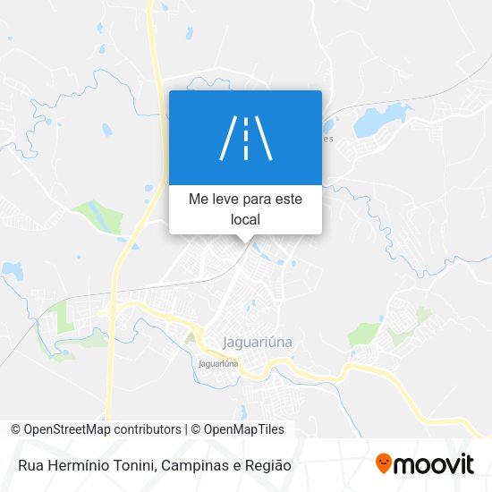 Rua Hermínio Tonini mapa