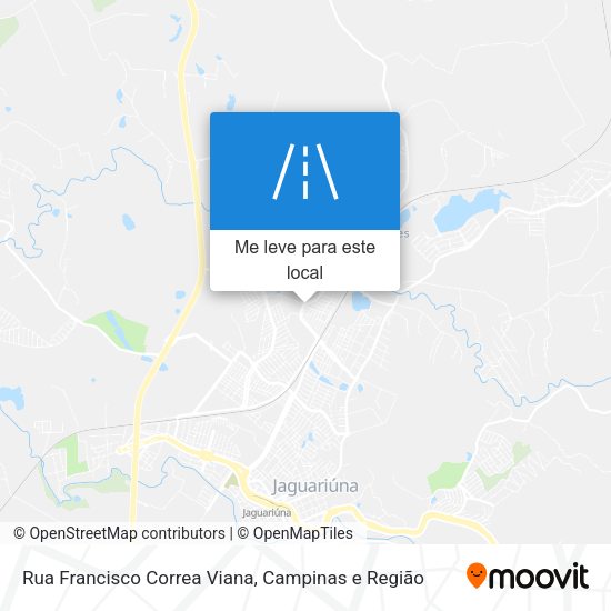 Rua Francisco Correa Viana mapa