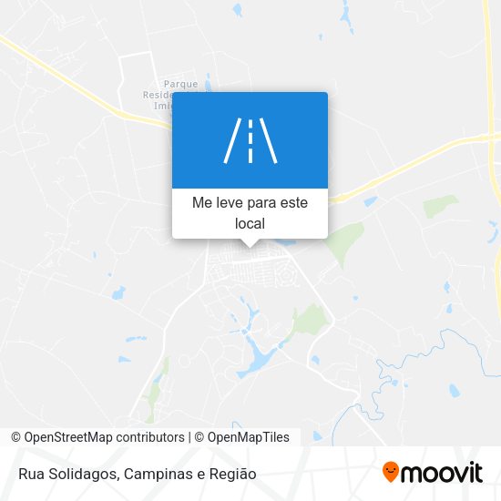 Rua Solidagos mapa