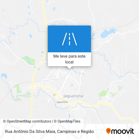 Rua Antônio Da Silva Maia mapa
