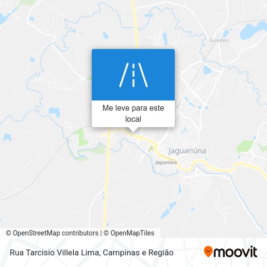 Rua Tarcisio Villela Lima mapa