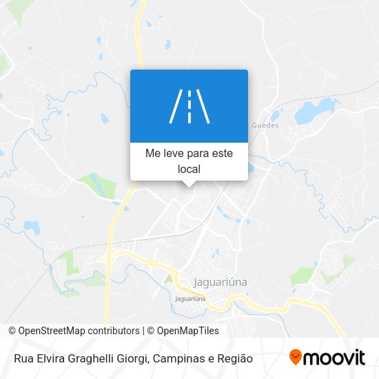 Rua Elvira Graghelli Giorgi mapa