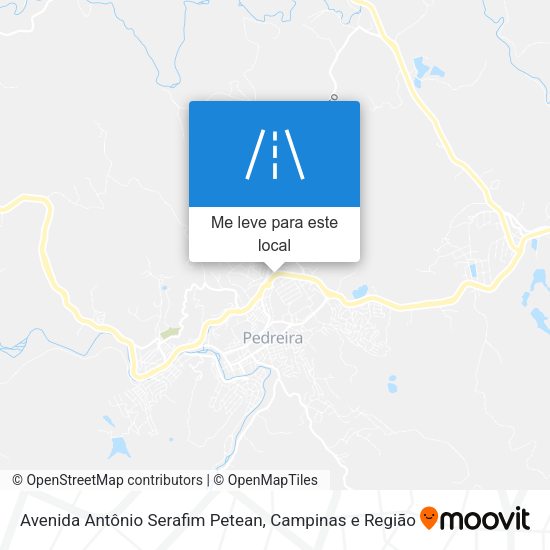 Avenida Antônio Serafim Petean mapa