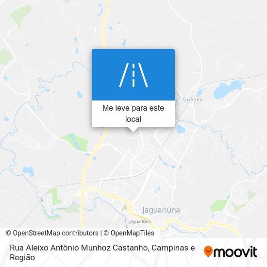 Rua Aleixo Antônio Munhoz Castanho mapa
