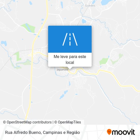 Rua Alfredo Bueno mapa