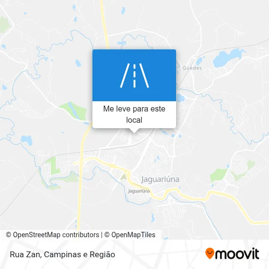 Rua Zan mapa