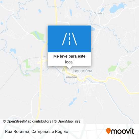 Rua Roraima mapa