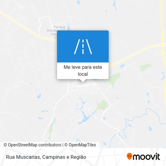 Rua Muscarias mapa
