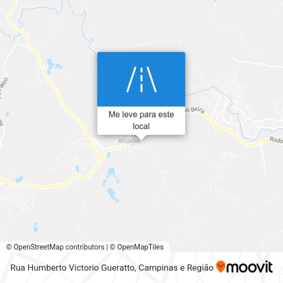 Rua Humberto Victorio Gueratto mapa
