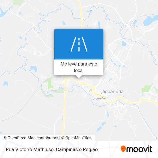 Rua Victorio Mathiuso mapa