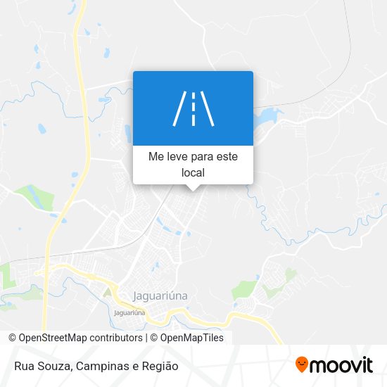 Rua Souza mapa