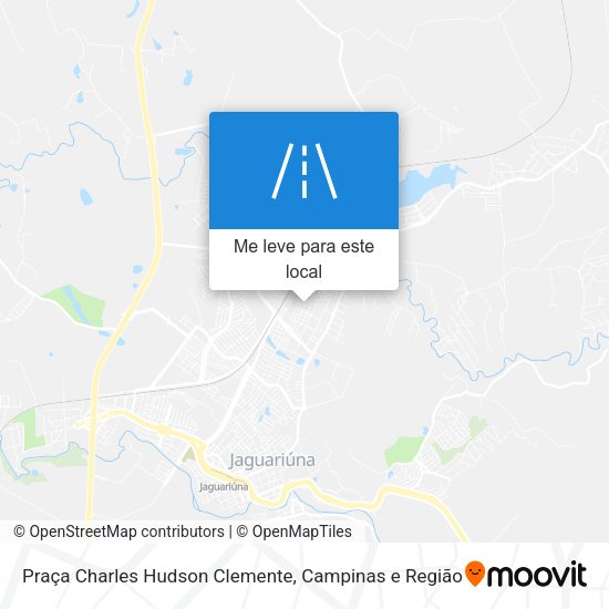 Praça Charles Hudson Clemente mapa