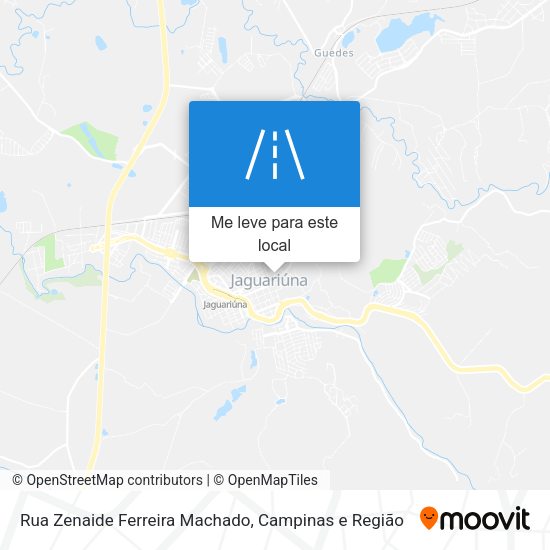 Rua Zenaide Ferreira Machado mapa