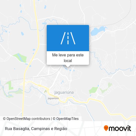 Rua Basaglia mapa