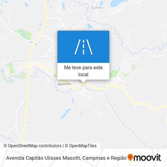 Avenida Capitão Ulisses Masotti mapa