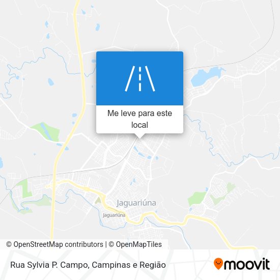 Rua Sylvia P. Campo mapa