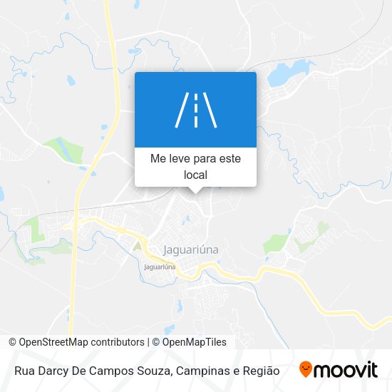 Rua Darcy De Campos Souza mapa